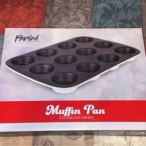 **NEW**Non-Stick Stoneware Muffin Pan